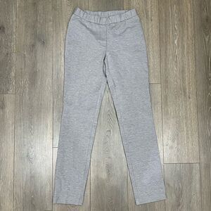 J. Jill Essential Ponte Slim-Leg Pants Heathered Brown - Size XS